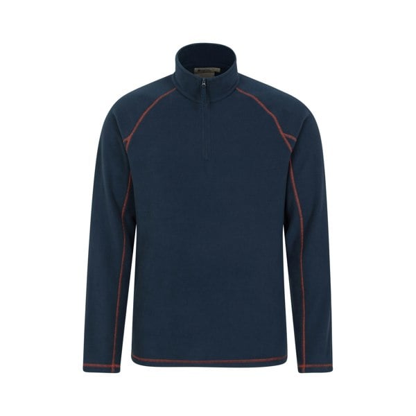 Mountain Warehouse Mens Ashbourne II Half Zip Fleece Top - Navy