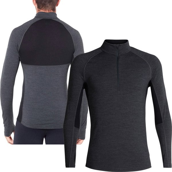 Icebreaker Men's ZoneKnit 200 Seamless Long Sleeve Half Zip {IC-104356}