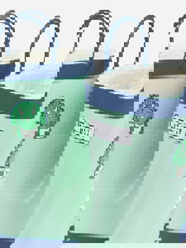 Roarsome Boys Spike The Dinosaur Rain Boots in Green