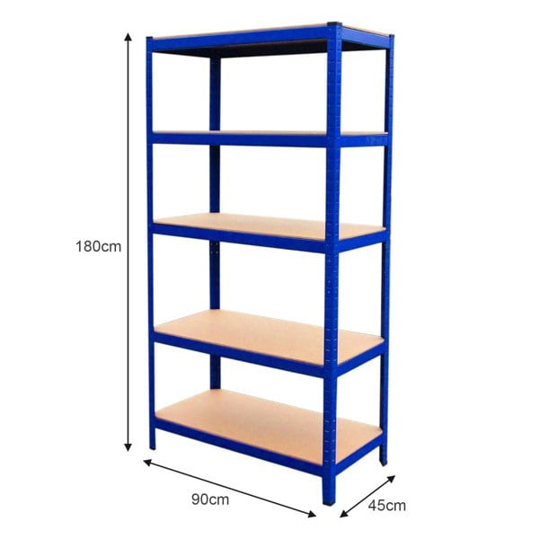 Monster Racking Garage Racking - Junk Eater Bundle - Boltless 5 Tier Garage Shelves