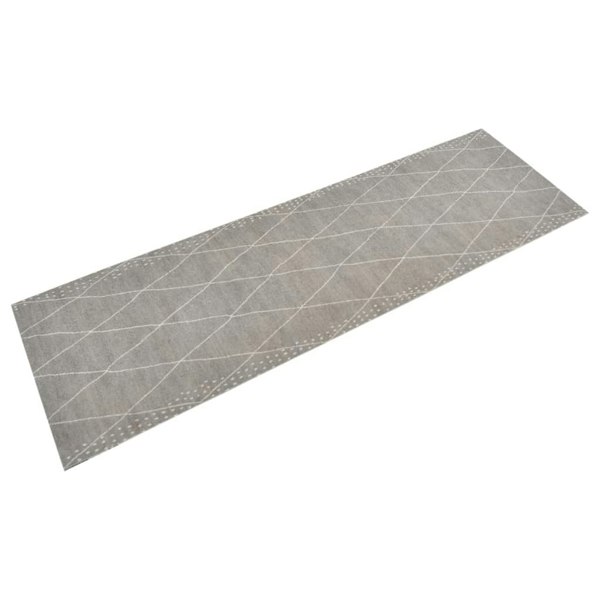 Berkfield Kitchen Rug Washable Rhombus 60x180 cm Velvet