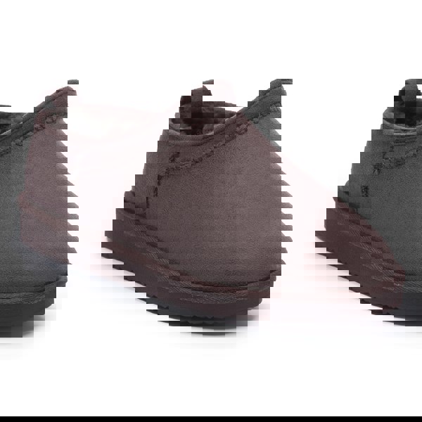 VIVA Polar Womens Fur Lined Slide Slippers – Suede, Cozy Faux Fur Lining