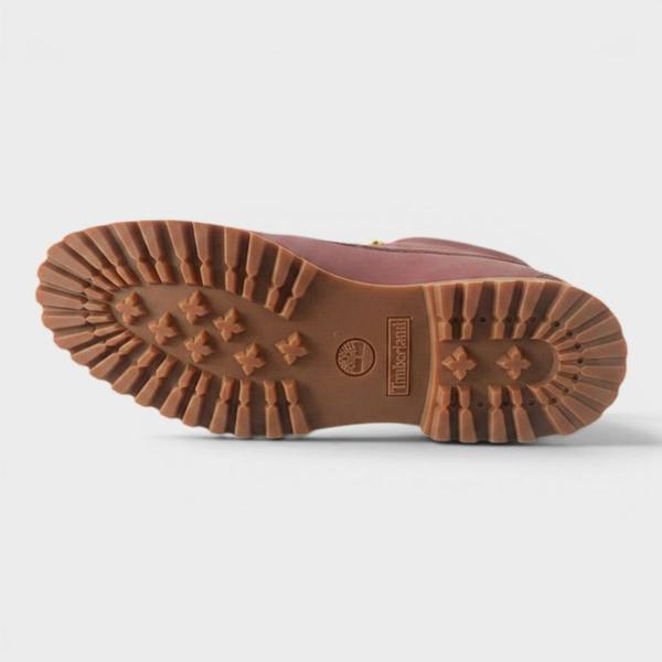 Timberland Highsnobiety 3-Eye Lug Boat Shoe Full Grain Dark Red