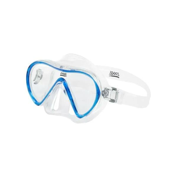 Zoggs Reef Explorer snorkel set with blue clear silicone diving mask