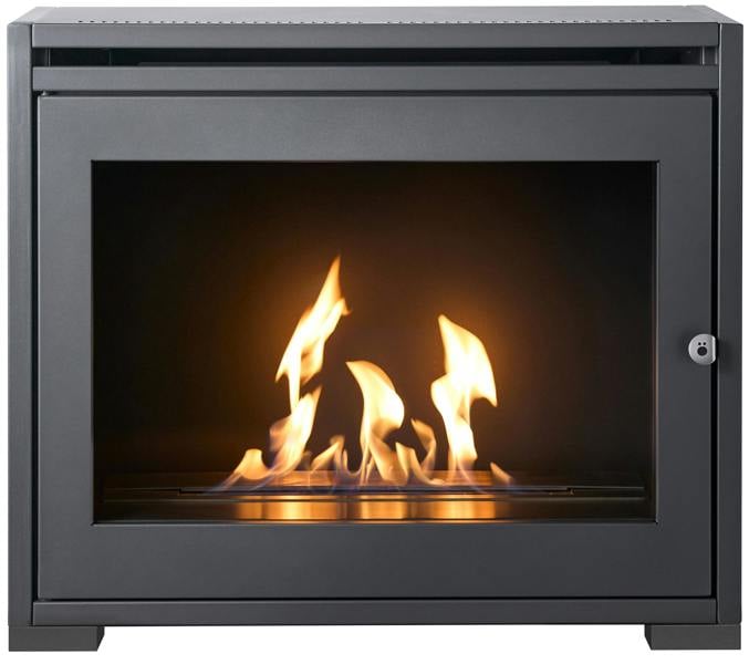 OKO S6 Bio Ethanol Stove in Charcoal Grey