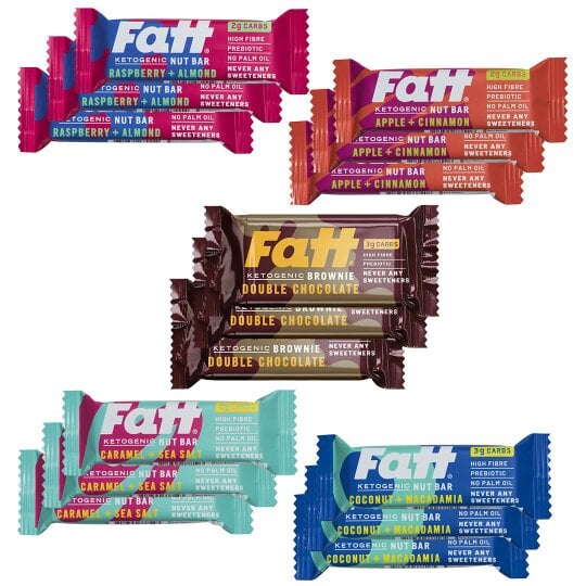 Fattbar Bar + Brownie Variety Box