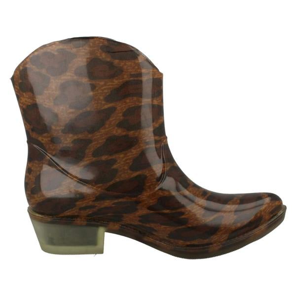 Spot On Ladies Spot On Cowgirl Ankle Wellington Boots