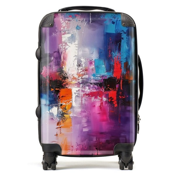 Warren Reed Vibrant Metropolis: A Palette Of Emotions Suitcase