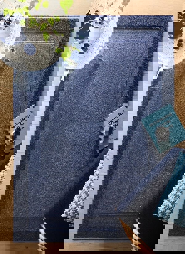 The Rugs Premium Hand-Tufted Stacked Border Wool Rug