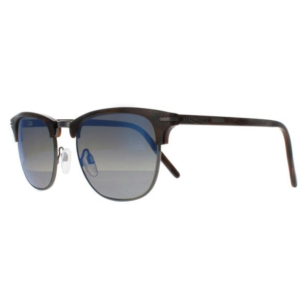 Serengeti Sunglasses Alray 8944 Shiny Wood Grain Blue 555nm Polarized