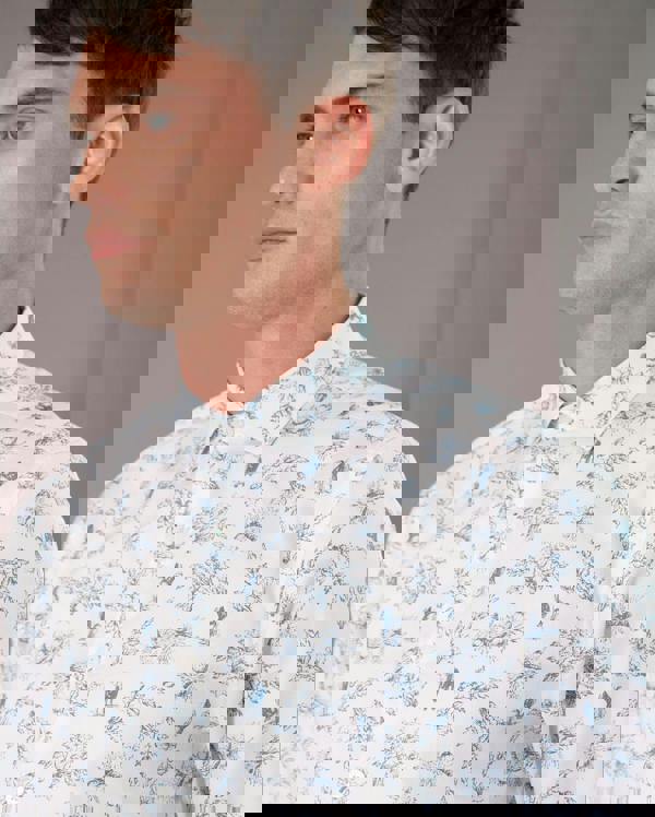 Steel & Jelly Limited Edition Toile Animal Print Long Sleeve Shirt