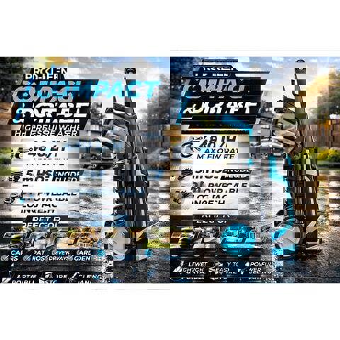 ProKleen Pro-Kleen Pressure Washer High Performance Power Jet Cleaner For Vehicles Patios Driveways Garden