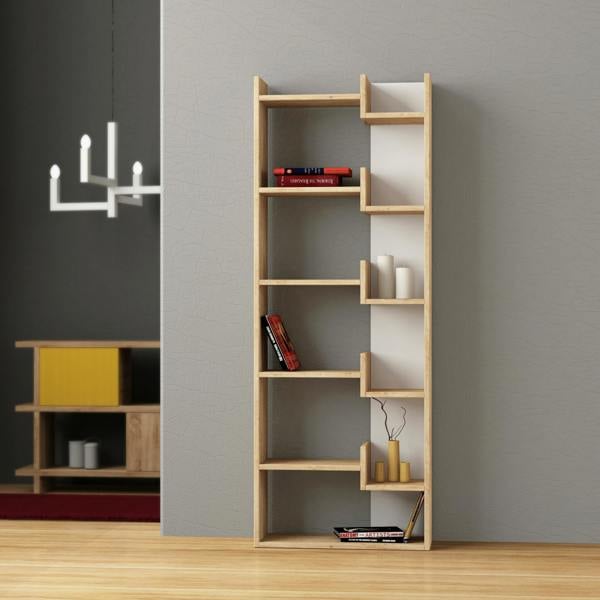 Decortie Oppa Modern Bookcase Display Unit Anthracite 62.4cm