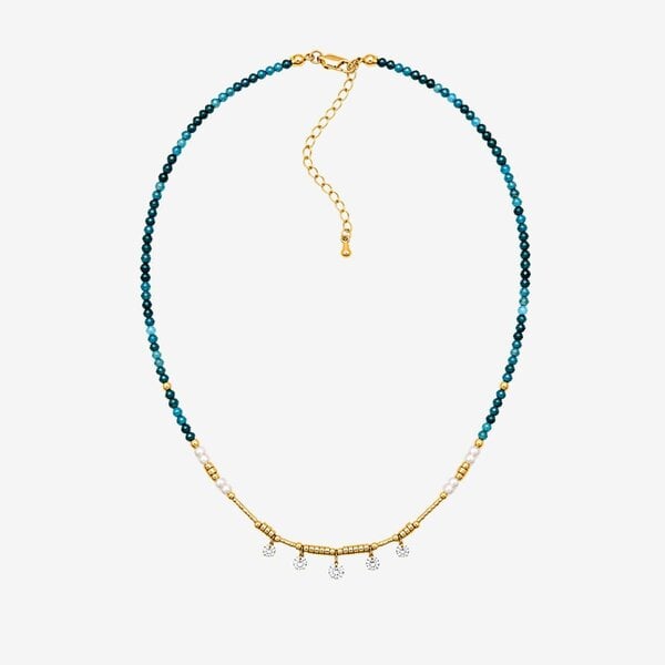 Uchi & Soto Enso Bead and Stone Necklace