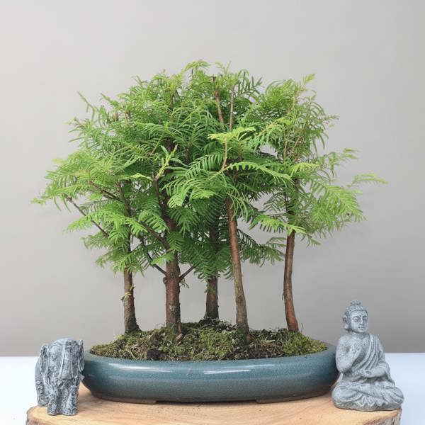 Dawn Redwoord (Metasequoia) Bonsai Tree Forest | Upright Style | In 30cm Pot - Yorkshire Bonsai
