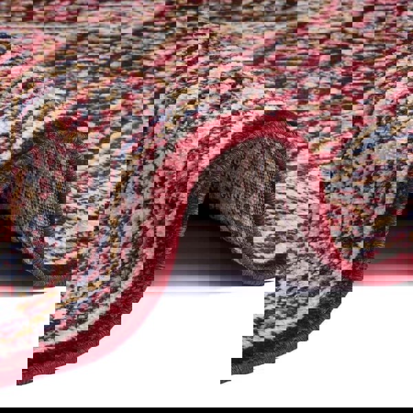 Orient Low Pile Rug Medallion Design