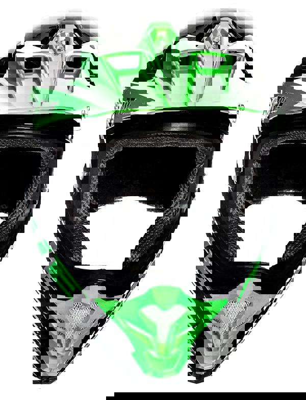 AweBlast 16+/Adult BMX/Downhill/Full Face/Enduro Bike Helmet 56-58cm Black/Green