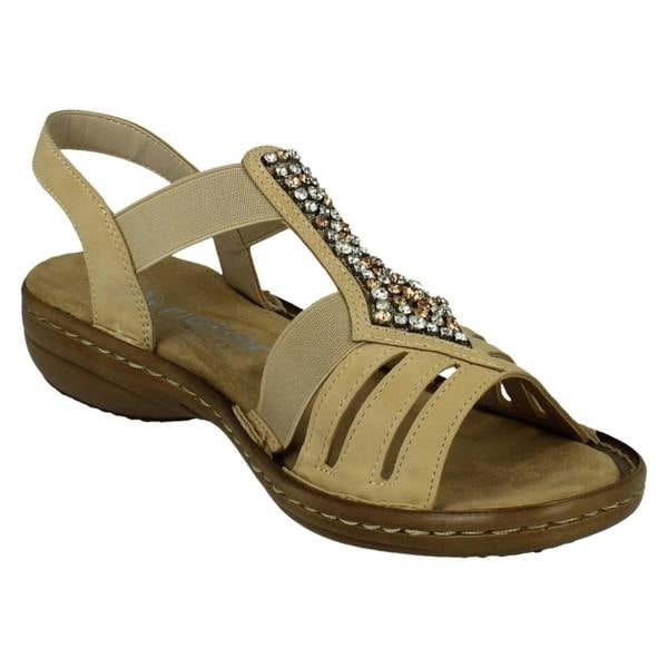 Rieker Ladies Rieker Slip On Casual Sandals 60803