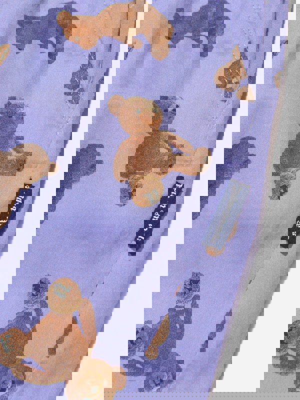 Palm Angels Girls AOP PA Bears Trousers in Lilac