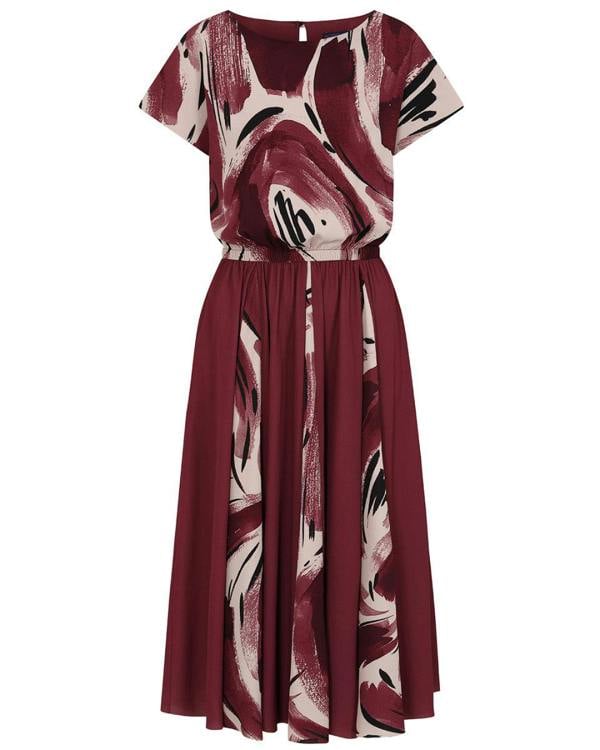 HotSquash Pleated Midi Dress