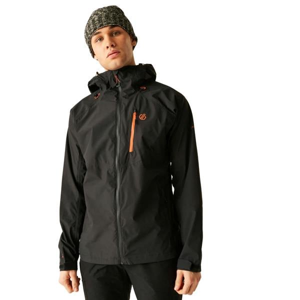 Dare 2B Mens Breathe Out Waterproof Jacket - Black - 