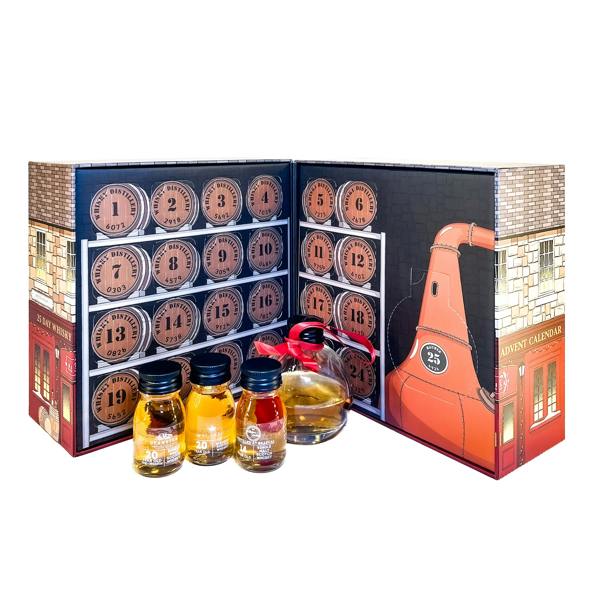 Whisky With Us 25 Day Scotch Whisky Advent Calendar. Includes Glass Bauble for Day 25 & Tasting Videos
