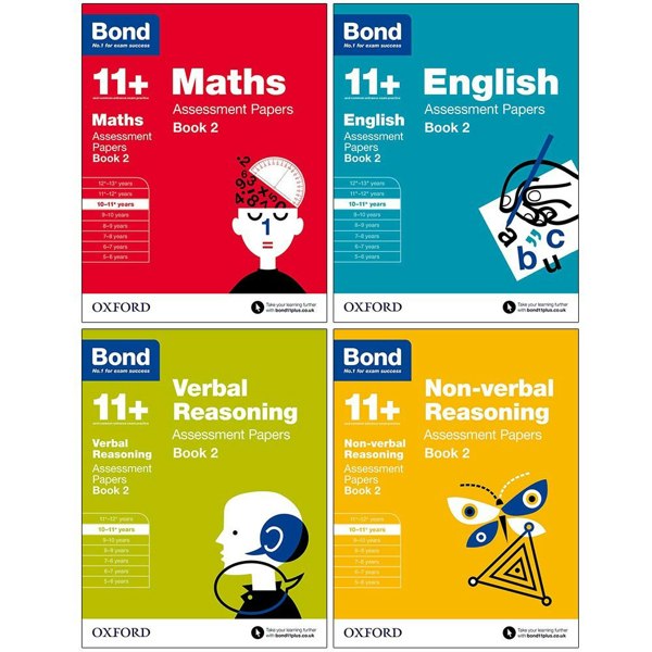 Bond 11+ English 4 Books Set Ages 10-11+ Inc Assessment and Tests Book 2