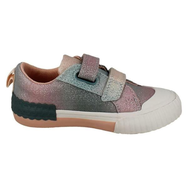 Clarks Girls Clarks Glittery Doodle Foxing Brill T