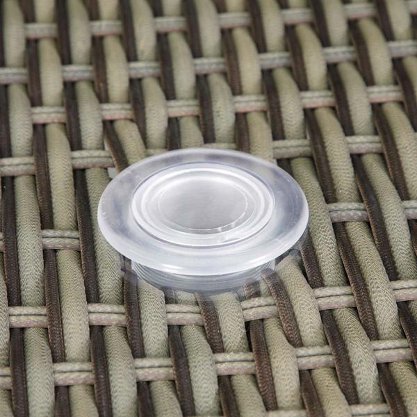 Dellonda DG67 Dining Tables Action shot - parasol - hole