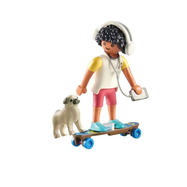 Playmobil Skateboarder with Dog - 71612 Playset