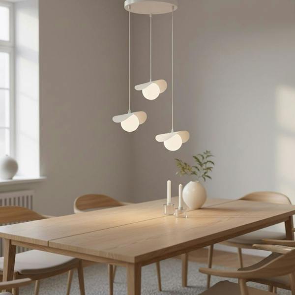 Emibig RITUAL Pendant lamp 3 x G9 White with White Shade