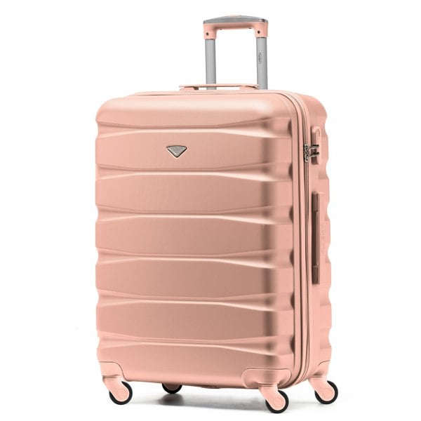 Flight Knight 25" Medium Suitcase Check-in Hold Luggage Hard Shell 4 Wheels TSA Lock