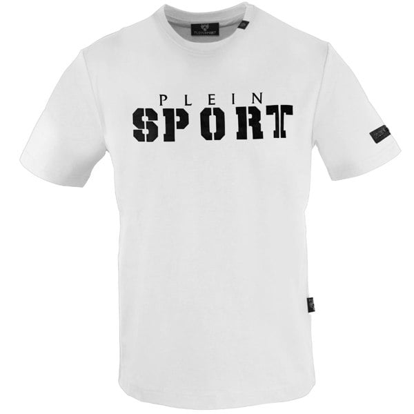 Plein Sport Bold Sport Logo White T-Shirt S