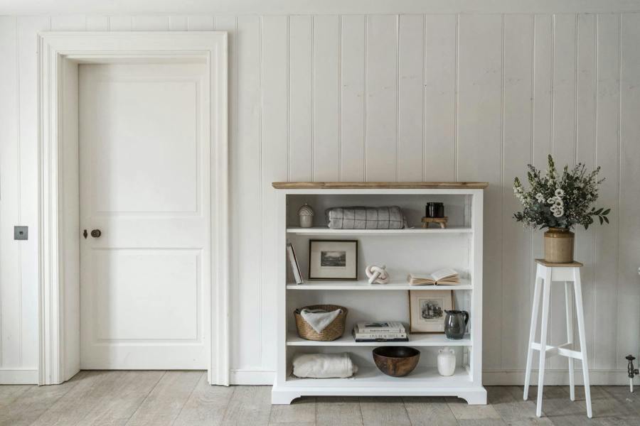 Statement Furniture Florence Bookcase Wooden Shelving Unit with Adjustable Shelves, Fully Assembled