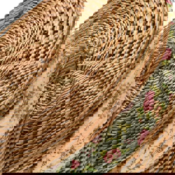 Round Laundry Wicker Basket