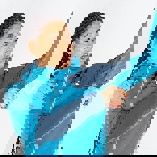 Dare 2B Womens/Ladies Checkpoint III Recycled Waterproof Jacket - Capri Blue/Crystal Seas - 