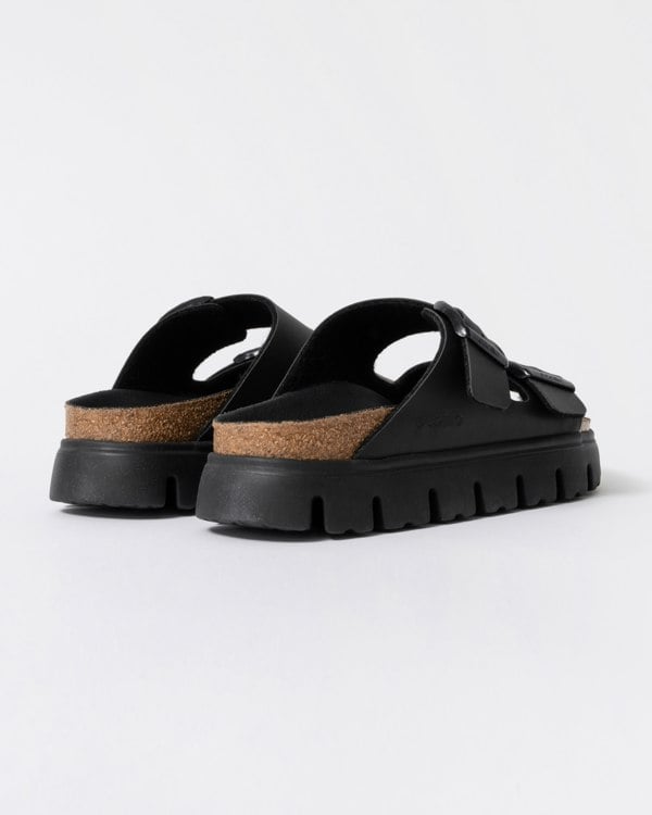 Birkenstock Papillio Arizona Chunky Womens Birko-Flor Sandals - Black/Black - CHO - Designer Womens Sandals