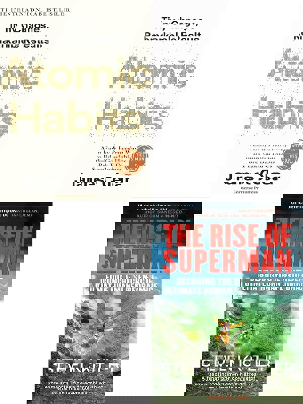 The Rise of Superman, Atomic Habits James Clear 2 Books Collection Set