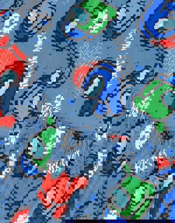 Among Us Boys Multicoloured Character Multi-Pack of 2 Long Sleeve Long Leg Pyjama Set