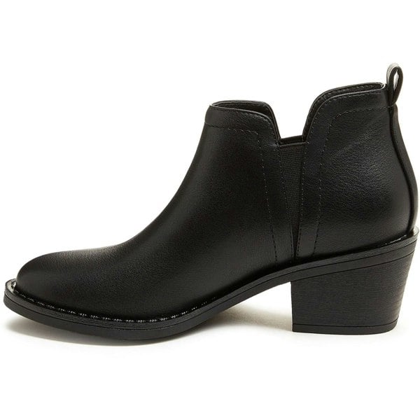 Rocket Dog York Polyurethane Women's Black Heeled Ankle Boots