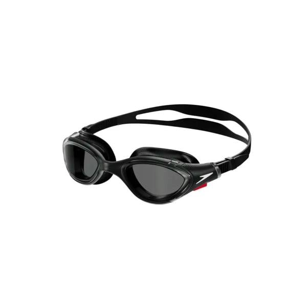 Speedo Biofuse 2.0 smoke swim goggle with push button mechanism