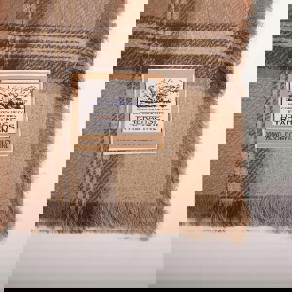 Stylish and Versatile Lightweight Reversible Tartan Merino Scarf