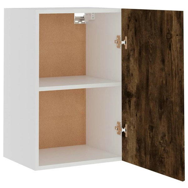 Berkfield Hanging Cabinet Smoked Oak 39.5x31x60 cm Engineered Wood
