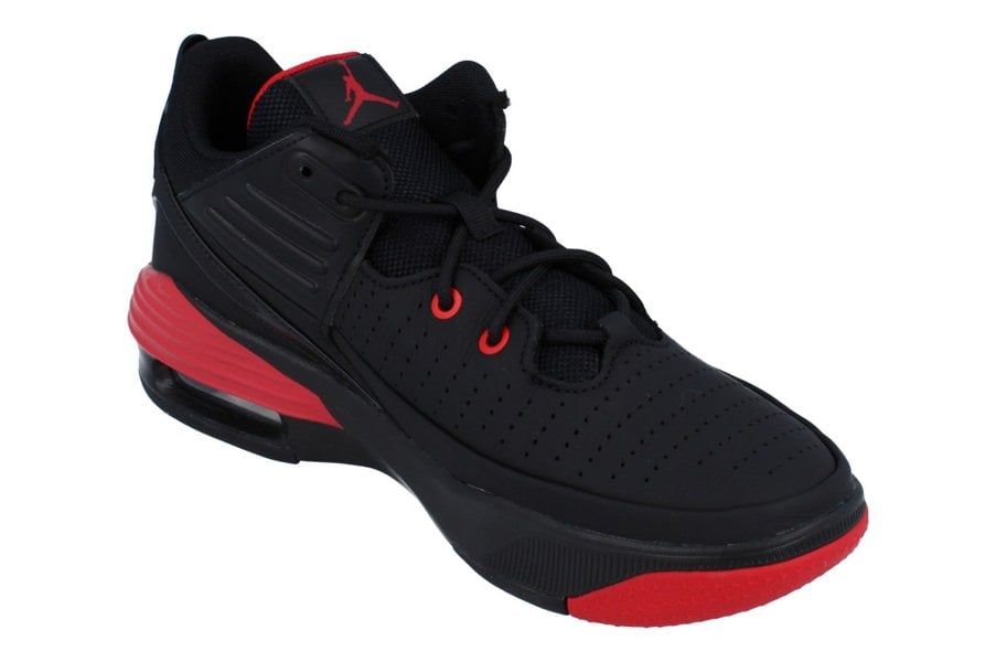 Nike Air Jordan Max Aura 5 Mens Basketball Trainers Dz4353  006 - Black University Red Black 006 - Photo 3