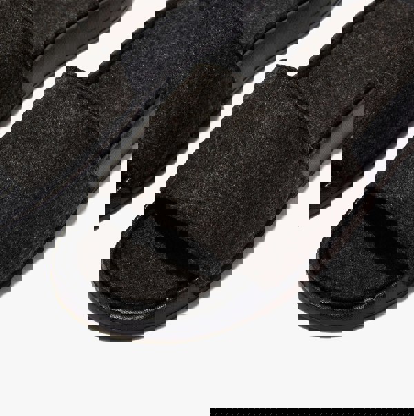 FitFlop iQUSHION e01 FELT Womens Slides All Black