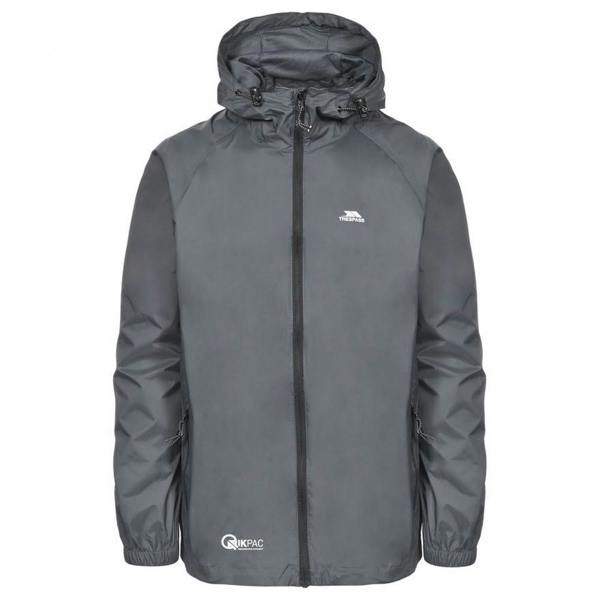 Trespass Unisex Adult Qikpac Waterproof Jacket - Flint - 