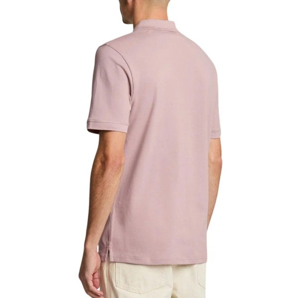 Lyle & Scott Field Thistle Pink Plain Polo Shirt