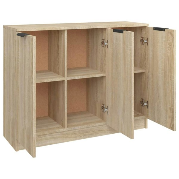 Berkfield Sideboard Sonoma Oak 90.5x30x70 cm Engineered Wood
