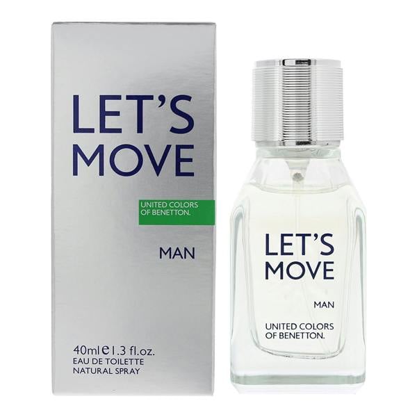 Benetton Let's Move Man Eau De Toilette 40ml Fragrance