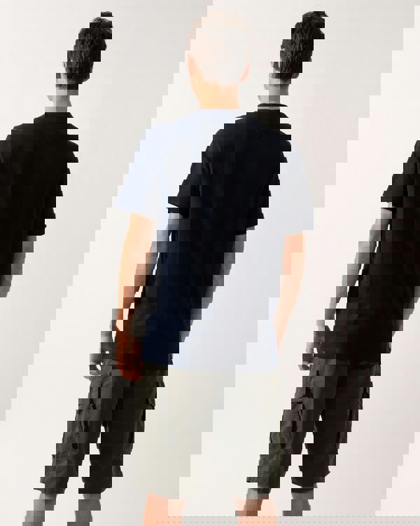 Tommy Hilfiger Americana Monotype Flag Box Mens T Shirt - Desert Sky - CHO - Designer Mens T-Shirts & Tops